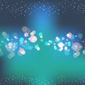 Bokeh green magic background. lovely and cute green background. Vector illustration. EPS 10 Royalty Free Stock Photo