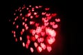 Bokeh hearts Royalty Free Stock Photo