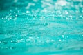 Bokeh light background in the pool. Royalty Free Stock Photo