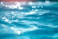 Bokeh light background in the pool. Royalty Free Stock Photo