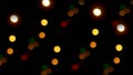 Bokeh light, beautiful colored circles on a black background,photo wallpaper,abstraction. Texture colorful picture. Royalty Free Stock Photo