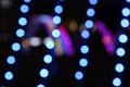 Bokeh light for fancy for Christmas or New Year. Royalty Free Stock Photo