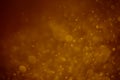 Bokeh light on golden background Royalty Free Stock Photo