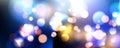 Bokeh lights. Abstract blurred background. Vibrant blur light effect.