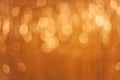 Bokeh lights background. Abstract golden colored light. Christmas concept Royalty Free Stock Photo