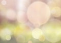 Bokeh lights in light pink and yellow - blur background