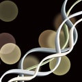 Bokeh and spiral abstract background Royalty Free Stock Photo