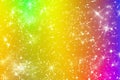 a bokeh magic celebration blur motion shiny confetti glitter rainbow sparkle festive birthday greeting shine glowing particles Royalty Free Stock Photo