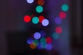 bokeh Multi colored backdrop lights. abstract background.