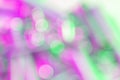 Bokeh with multi colors dots. Festive green lights bokeh background. Defocused bokeh lights. Blurred bokeh. Light vintage backgrou Royalty Free Stock Photo