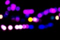 Bokeh with multi colors. Festive lights bokeh background. Defocused bokeh lights. Blurred bokeh. Bokeh light vintage background. A Royalty Free Stock Photo