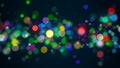 Bokeh with multi colors, lights bokeh background, 3d rendering backdrop Royalty Free Stock Photo