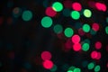 bokeh multicolored blurred abstract background