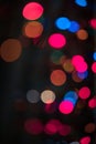 bokeh multicolored blurred abstract background