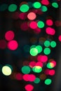 bokeh multicolored blurred abstract background