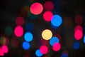 bokeh multicolored blurred abstract background