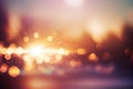 bokeh nature morning sun.generative ai Royalty Free Stock Photo