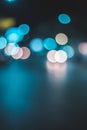 Bokeh Night city Background blur abstrat