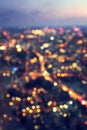 Bokeh (out of focus) night London