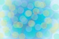 Bokeh Pattern Illuminated Space Soft Colorful Circle Glossy Illustration Background Blue Blue