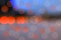 bokeh photo, blur in the sky