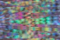 Bokeh rainbow abstract background with curves waves glitch.