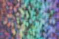 Bokeh rainbow checkered abstract background.