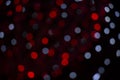 Bokeh red blue blurred background. Abstract creative blue red bokeh background Royalty Free Stock Photo