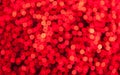 Bokeh red christmas illumunated magic lights background Royalty Free Stock Photo