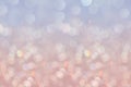 Bokeh soft pastel serenity background with blurred rainbow lights