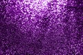Bokeh violet purple glittering light shine, purple sparkling luxury grand bright for background cosmetics advertising, deluxe Royalty Free Stock Photo
