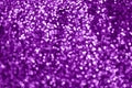 Bokeh violet purple glittering light shine, purple sparkling luxury grand bright for background cosmetics advertising, deluxe Royalty Free Stock Photo