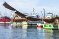 Bokkoms hanging and ready to sell in Kalk Bay Royalty Free Stock Photo