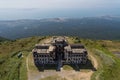 Bokor hillstation in Kampot Cambodia , Bokor national park cambodia Aerial drone Photo Royalty Free Stock Photo