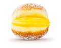 Bola de Berlim Berliner Portuguese Fried Pastry Royalty Free Stock Photo