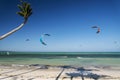 Bolabog kite surfing beach in tropical paradise boracay island