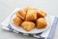Bolang baling, Odading, fried bread in cubes or blocks