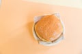 Bolas de Berlim, Berliner or donuts filled with egg jam, a very popular dessert in Portuguese pastry shops Royalty Free Stock Photo