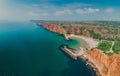 Bolata beach Bulgaria. Exotic bay near Cape Kaliakra and Albena, Varna province Royalty Free Stock Photo