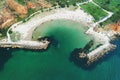 Bolata beach Bulgaria. Exotic bay near Cape Kaliakra and Albena, Varna province Royalty Free Stock Photo