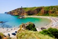 Bolata beach Bulgaria. Famous bay near Cape Kaliakra Royalty Free Stock Photo