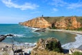 Bolata beach, near cape Kaliakra ,Bulgaria Royalty Free Stock Photo