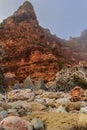 Bolata beach near cape Kaliakra Royalty Free Stock Photo