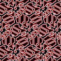 Bold abstract intricate high contrast pattern