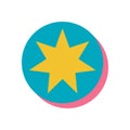 Bold Abstract Star Icon
