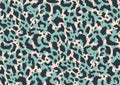 Bold abstracted leopard skin seamless pattern design. Jaguar, leopard, cheetah, panther animal print. Seamless camouflage