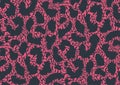 Bold abstracted leopard skin seamless pattern design. Jaguar, leopard, cheetah, panther animal print. Seamless camouflage