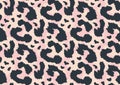 Bold abstracted leopard skin seamless pattern design. Jaguar, leopard, cheetah, panther animal print. Seamless camouflage Royalty Free Stock Photo