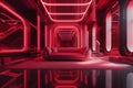 Luxurious Ruby Red and Bright Pink Interior Design