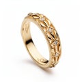 Bold And Beautiful Yellow Gold Filigree Diamond Ring